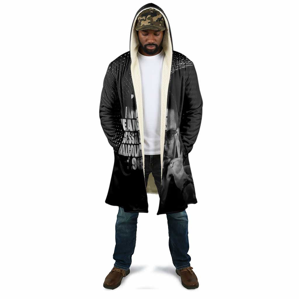 Malcolm X El-Hajj Malik El-Shabazz Cloak By Any Means Necessary