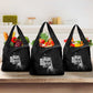 African America Heroes Malcolm X Grocery Bag By Any Means Necessary - African Pride