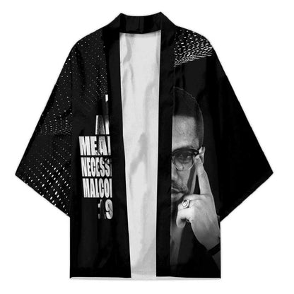 Malcolm X El-Hajj Malik El-Shabazz Kimono By Any Means Necessary