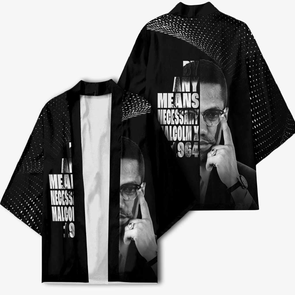 Malcolm X El-Hajj Malik El-Shabazz Kimono By Any Means Necessary