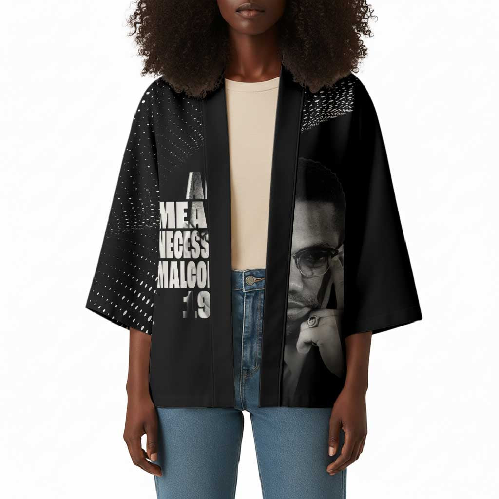 Malcolm X El-Hajj Malik El-Shabazz Kimono By Any Means Necessary