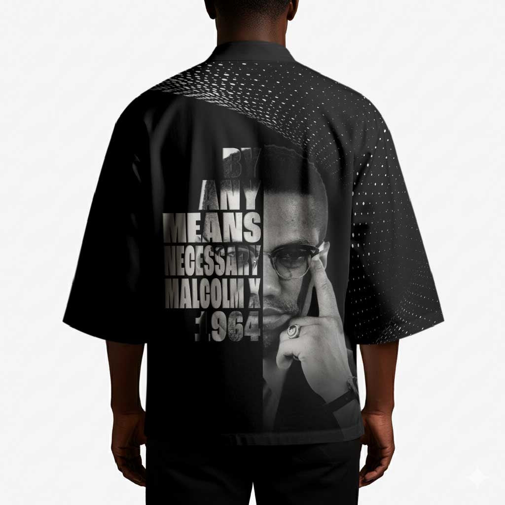 Malcolm X El-Hajj Malik El-Shabazz Kimono By Any Means Necessary
