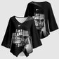 Malcolm X El-Hajj Malik El-Shabazz Kimono Sleeve Blouse By Any Means Necessary