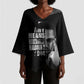 Malcolm X El-Hajj Malik El-Shabazz Kimono Sleeve Blouse By Any Means Necessary