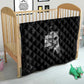 African America Heroes Malcolm X Quilt By Any Means Necessary - African Pride