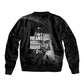 African America Heroes Malcolm X Sleeve Zip Bomber Jacket By Any Means Necessary - African Pride