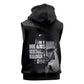 African America Heroes Malcolm X Sleeveless Hoodie By Any Means Necessary - African Pride