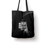 Malcolm X El-Hajj Malik El-Shabazz Tote Bag By Any Means Necessary