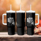 African America Heroes Malcolm X Tumbler With Handle By Any Means Necessary - African Pride