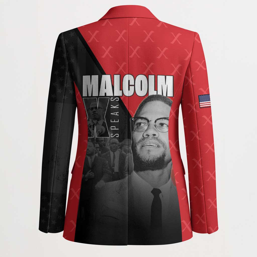 African America Heroes Blazer Malcolm X Speaks