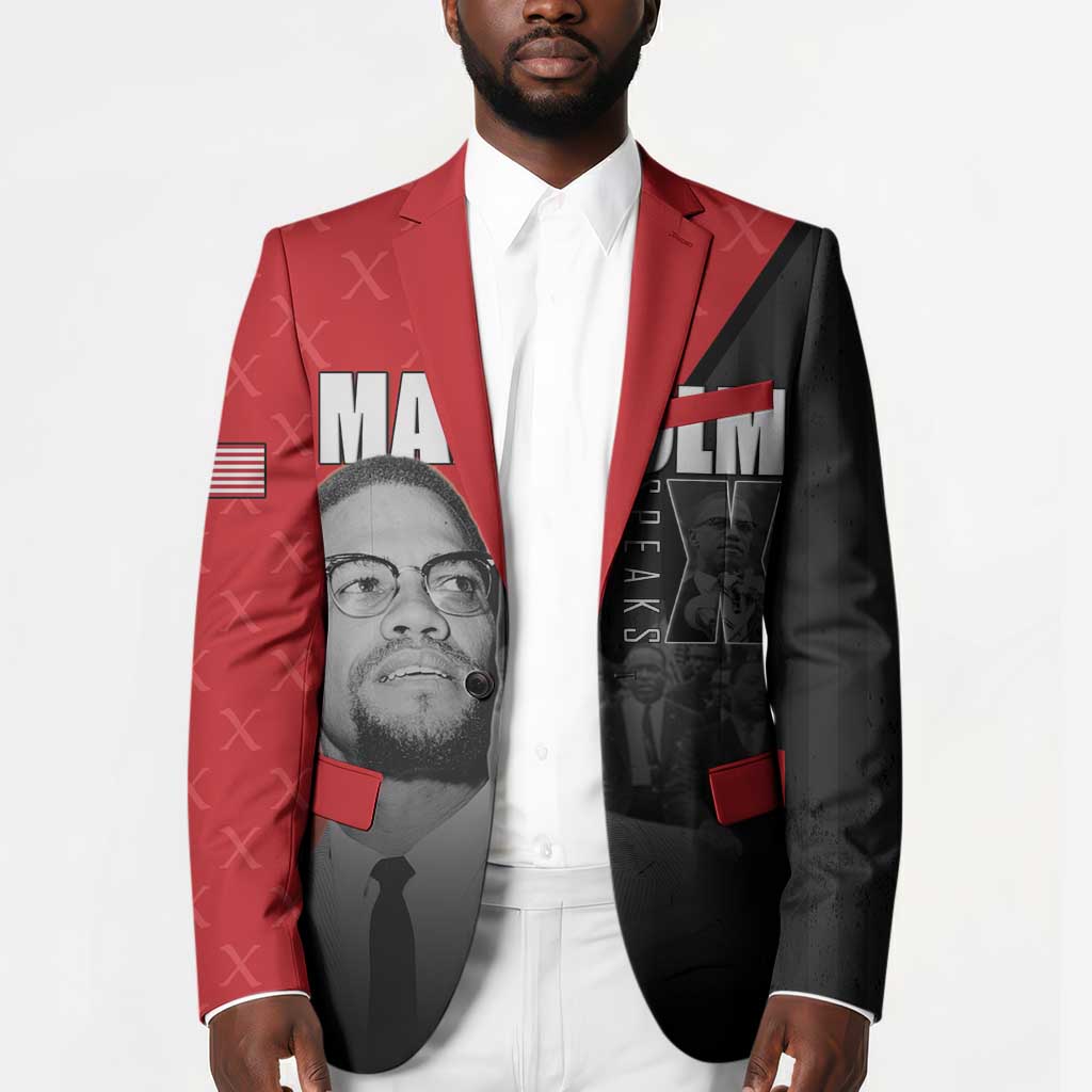 African America Heroes Blazer Malcolm X Speaks