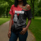 African America Heroes Cross Shoulder Shirt Malcolm X Speaks