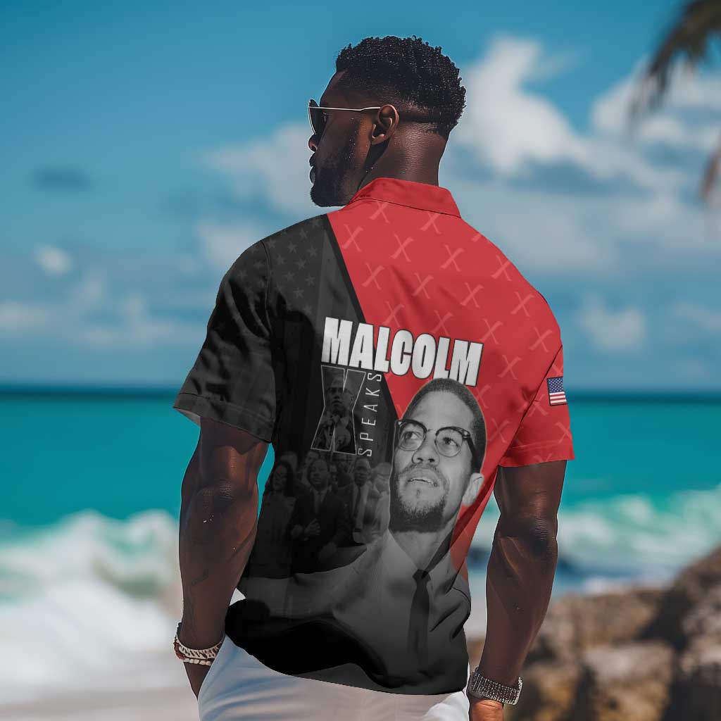 Malcolm X Speaks Hawaiian Shirt Legacy of the Civil Rights Leaders LT15