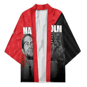 African America Heroes Kimono Malcolm X Speaks