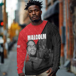 Malcolm X Speaks Long Sleeve Shirt Legacy of the Civil Rights Leaders - African Pride