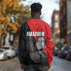 Malcolm X Speaks Long Sleeve Shirt Legacy of the Civil Rights Leaders - African Pride