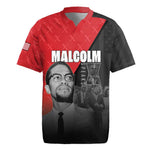 Malcolm X Speaks Rugby Jersey Legacy of the Civil Rights Leaders LT15