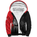 Malcolm X Speaks Sherpa Hoodie Legacy of the Civil Rights Leaders - African Pride