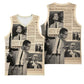 Malcolm X Vintage Newspaper Print Style Basketball Jersey - African Pride