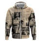 Malcolm X Vintage Newspaper Print Style Hoodie - African Pride