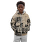 Malcolm X Vintage Newspaper Print Style Kid Hoodie - African Pride