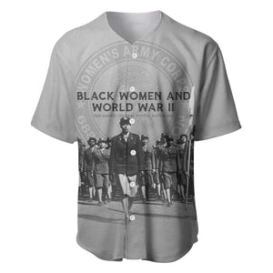 Black Women of World War II Baseball Jersey 6888th Central Postal Directory Battalion