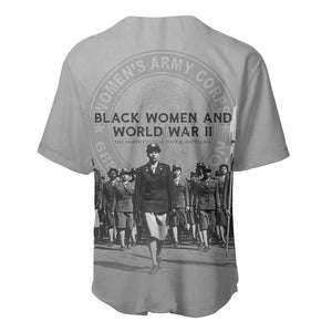 Black Women of World War II Baseball Jersey 6888th Central Postal Directory Battalion