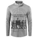 Black Women of World War II Button Sweatshirt 6888th Central Postal Directory Battalion