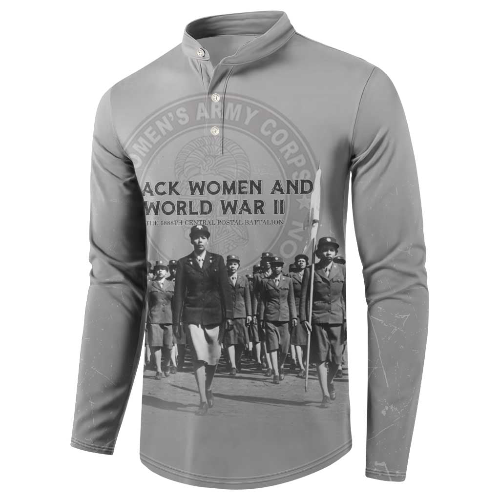 Black Women of World War II Button Sweatshirt 6888th Central Postal Directory Battalion