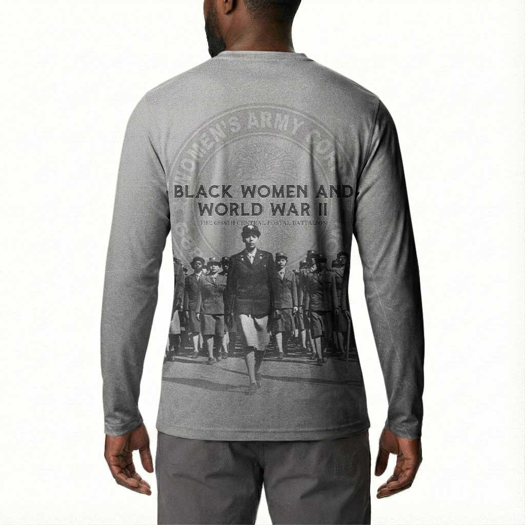 Black Women of World War II Button Sweatshirt 6888th Central Postal Directory Battalion