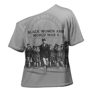 Black Women of World War II Cross Shoulder Shirt 6888th Central Postal Directory Battalion