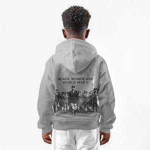 Black Women of World War II Kid Hoodie 6888th Central Postal Directory Battalion