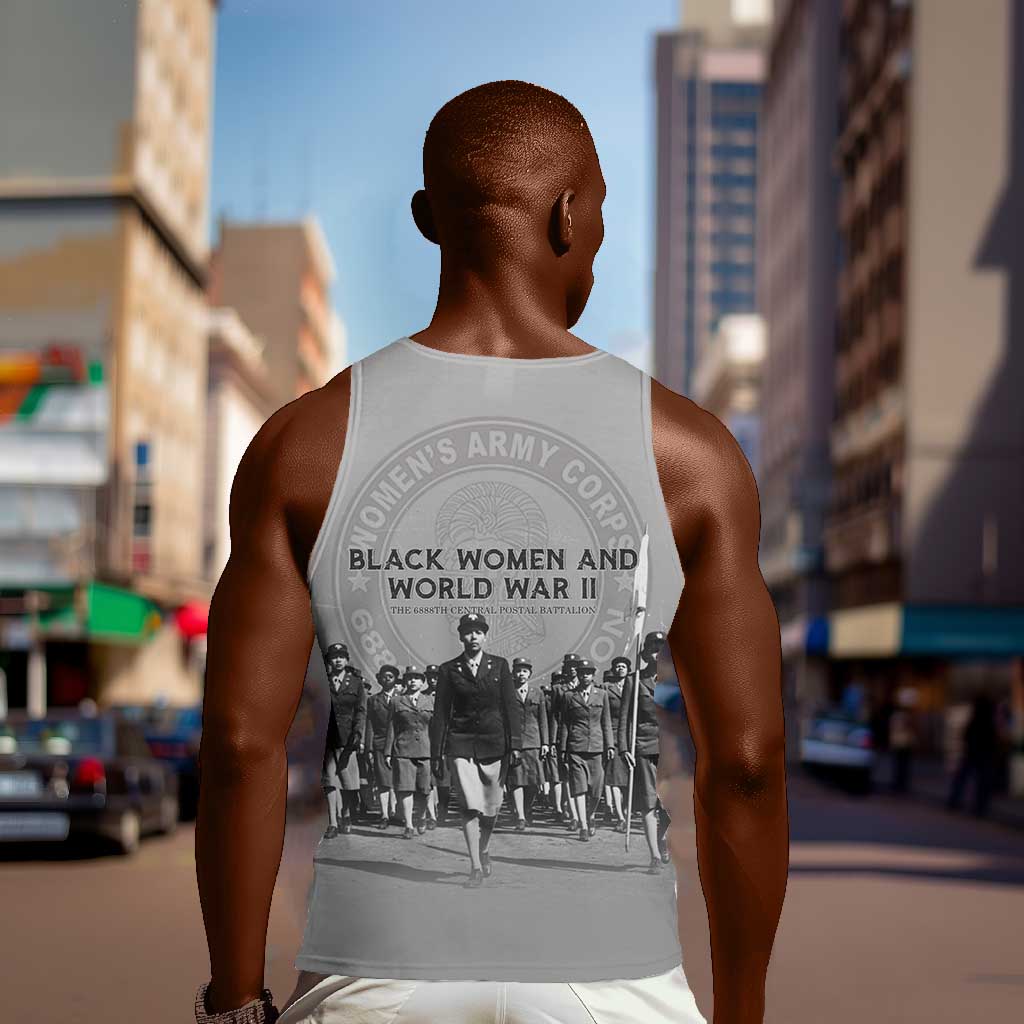 Black Women of World War II Men Tank Top 6888th Central Postal Directory Battalion