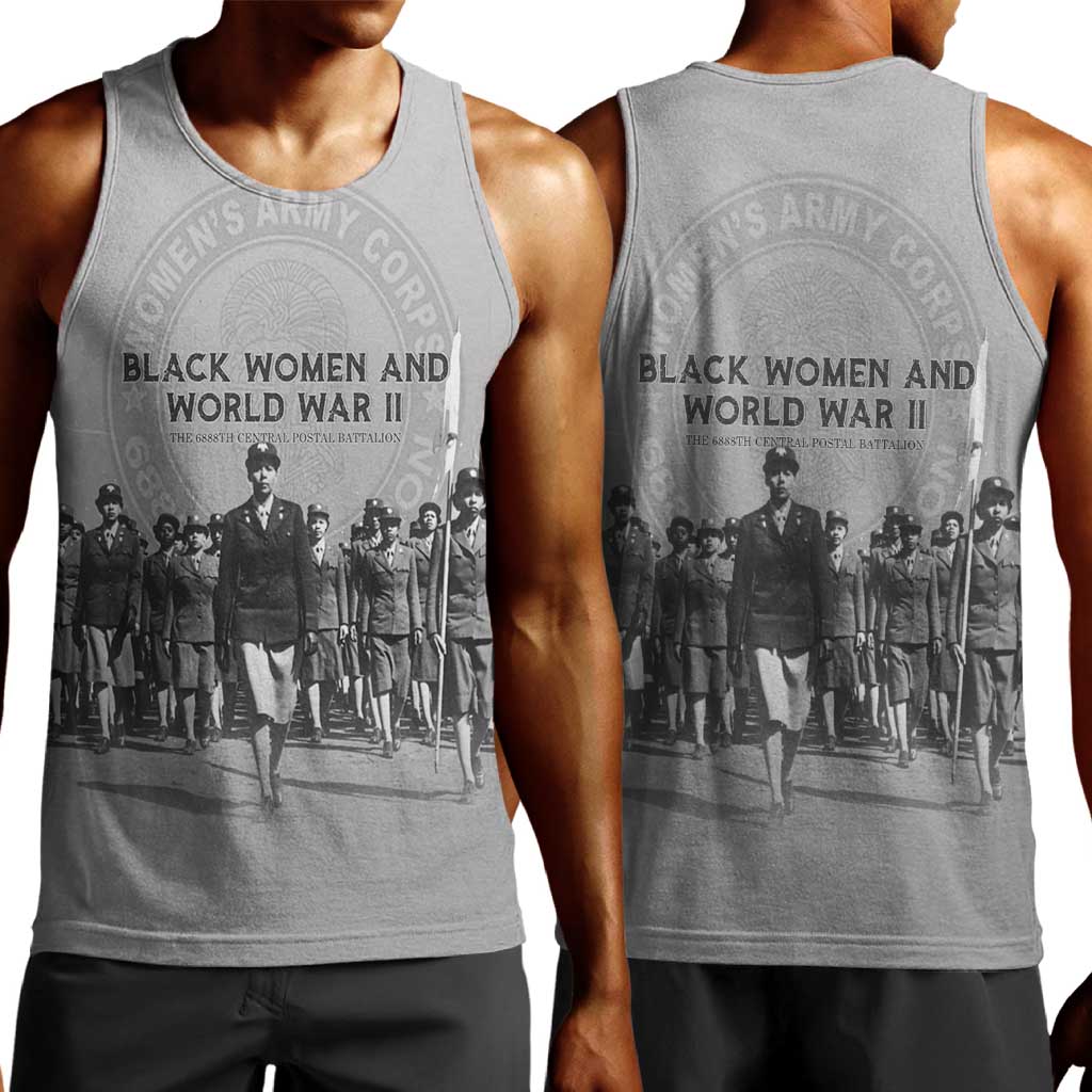Black Women of World War II Men Tank Top 6888th Central Postal Directory Battalion