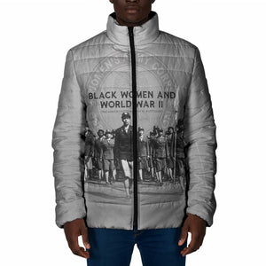 Black Women of World War II Padded Jacket 6888th Central Postal Directory Battalion