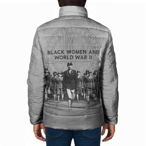 Black Women of World War II Padded Jacket 6888th Central Postal Directory Battalion