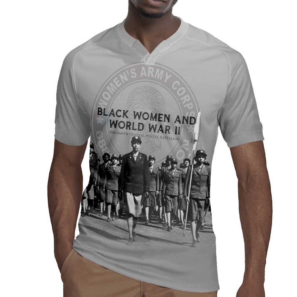 Black Women of World War II Rugby Jersey 6888th Central Postal Directory Battalion