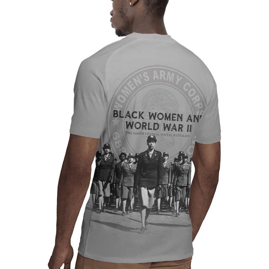 Black Women of World War II Rugby Jersey 6888th Central Postal Directory Battalion