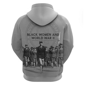 Black Women of World War II Zip Hoodie 6888th Central Postal Directory Battalion