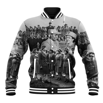Six Triple Eight Baseball Jacket Women of the Womens Army Corps