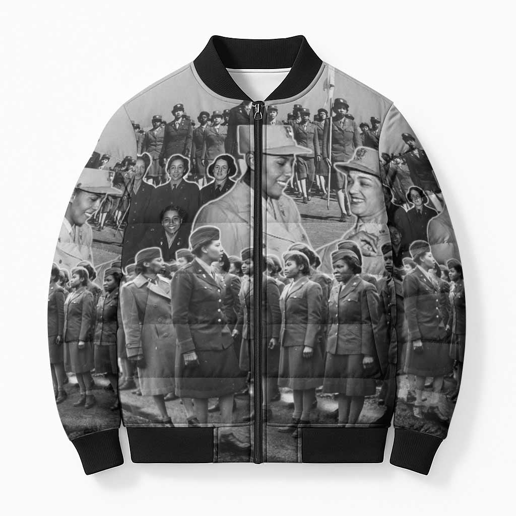 Six Triple Eight Bomber Puffer Jacket Women of the Womens Army Corps
