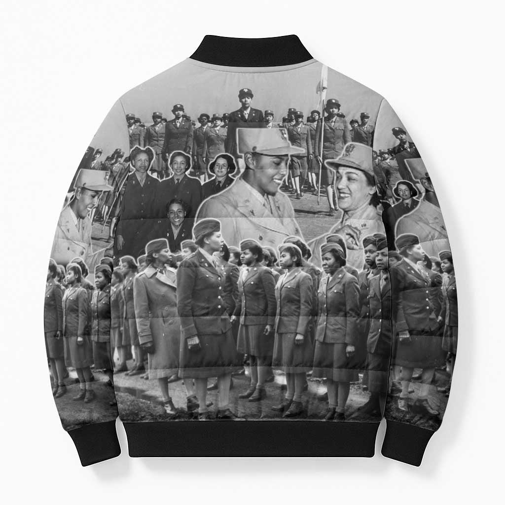 Six Triple Eight Bomber Puffer Jacket Women of the Womens Army Corps