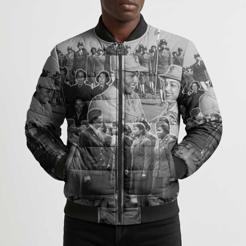 Six Triple Eight Bomber Puffer Jacket Women of the Womens Army Corps