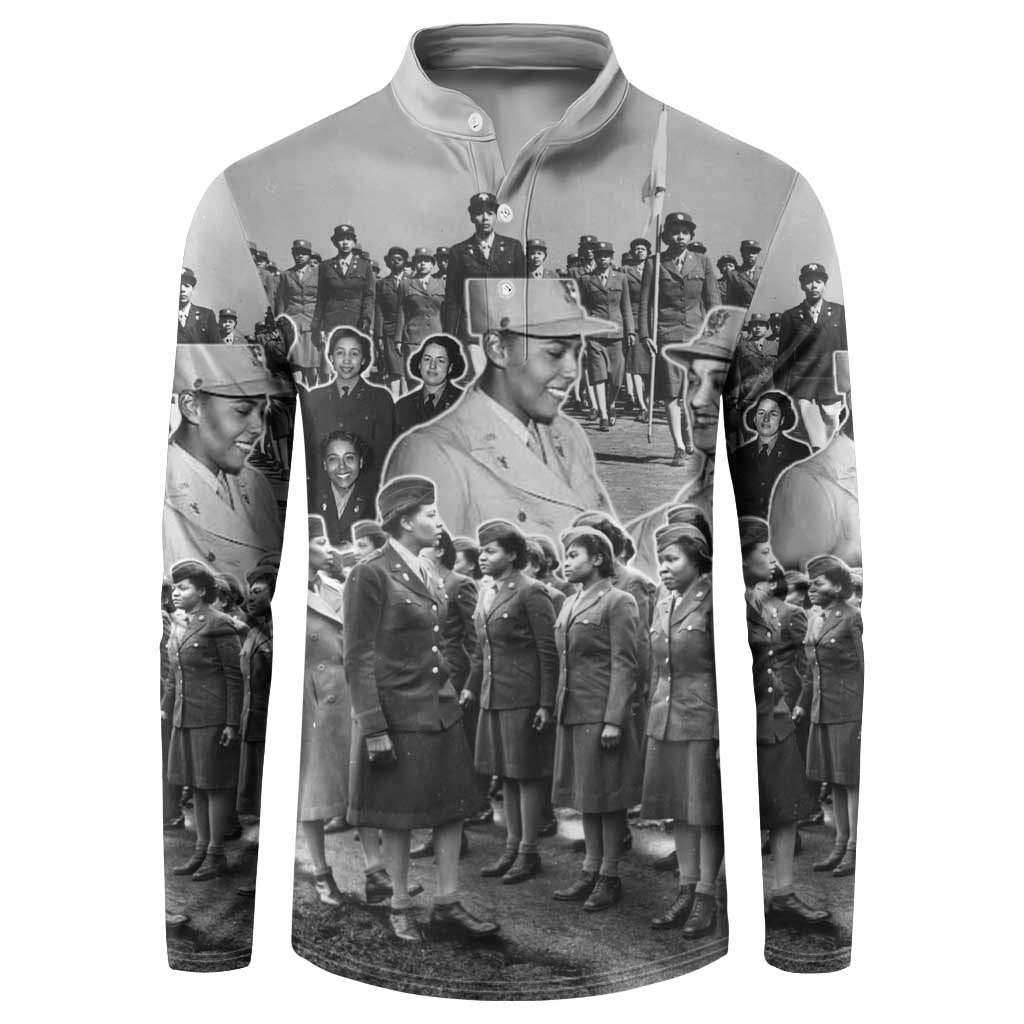 Six Triple Eight Button Sweatshirt Women of the Womens Army Corps