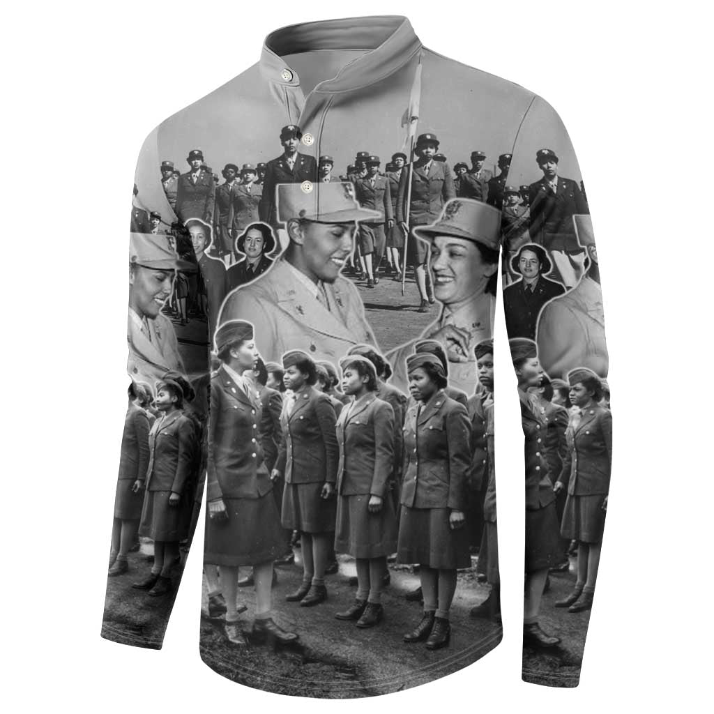 Six Triple Eight Button Sweatshirt Women of the Womens Army Corps