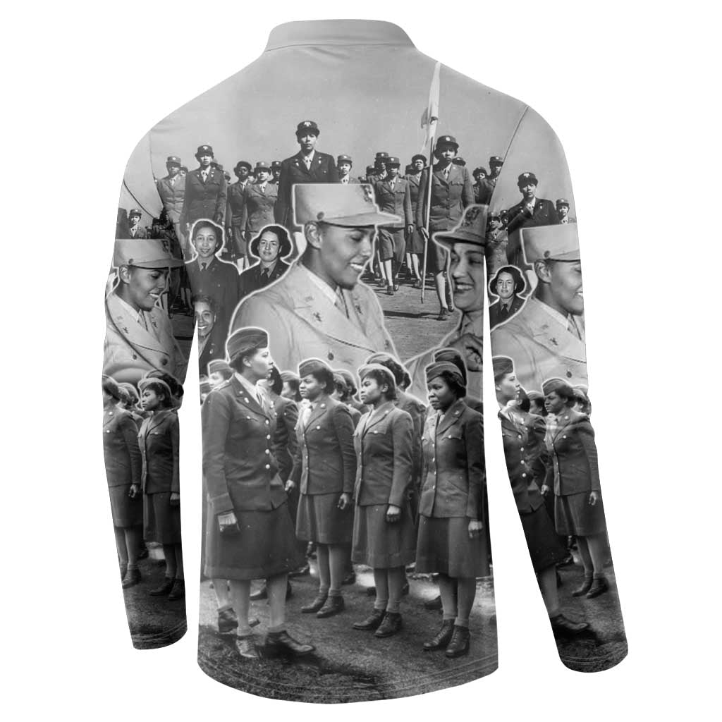 Six Triple Eight Button Sweatshirt Women of the Womens Army Corps