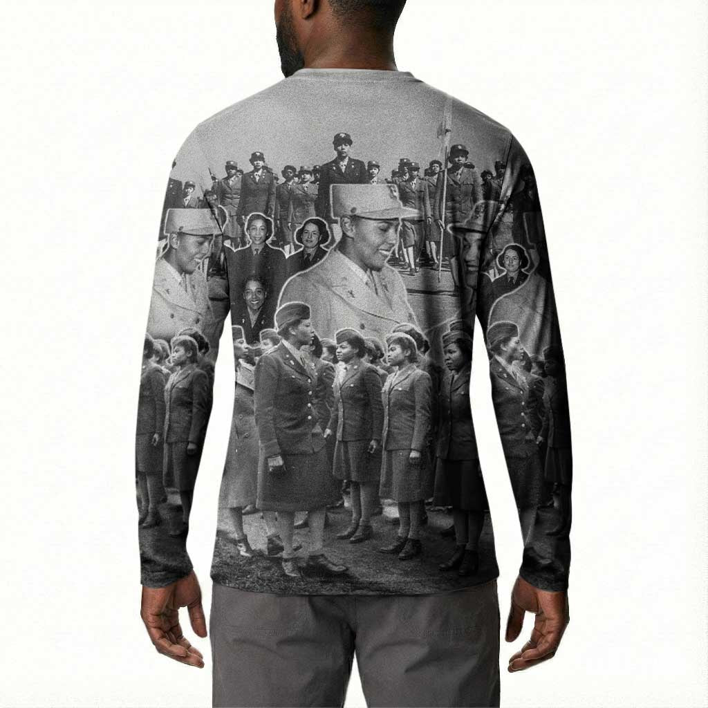 Six Triple Eight Button Sweatshirt Women of the Womens Army Corps