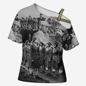 Six Triple Eight Cross Shoulder Shirt Women of the Womens Army Corps