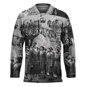 Six Triple Eight Hockey Jersey Women of the Womens Army Corps