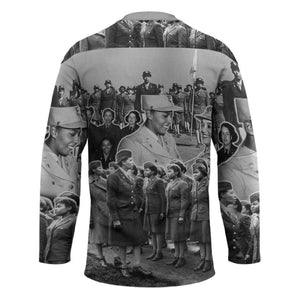 Six Triple Eight Hockey Jersey Women of the Womens Army Corps